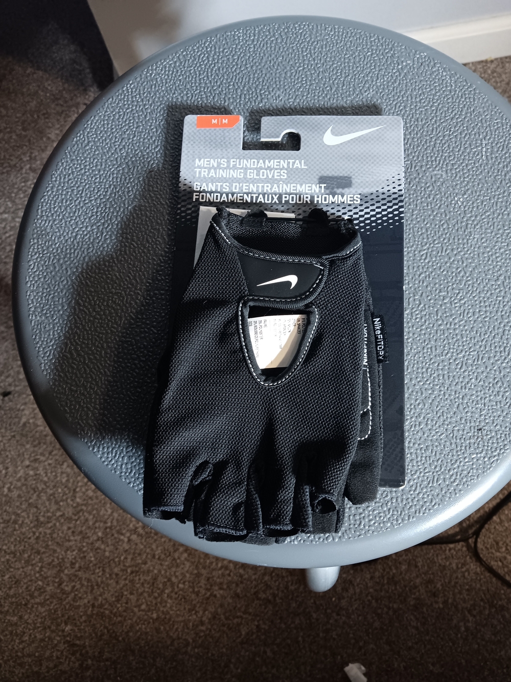 Nike Men’s Black Half-Finger Training Gloves